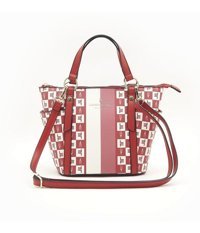 London Fog Freya Sıgnature Tote 22957 Kadın Omuz Çantası Kırmızı