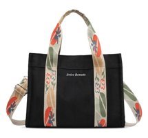 Worryfreeshopping Retro Tote Kadın Omuz Çantası Siyah