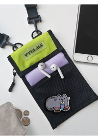 Vatkalimon Unisex Kadın Omuz Çantası Yeşil - Lila
