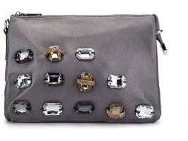 Tamer Tanca Vegan Metalik 921 26765 Bn Y24 Pewter Kadın Omuz Çantası Metalik