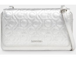 Calvin Klein K60K611384 Pe6 Gümüş Kadın Omuz Çantası Gümüş