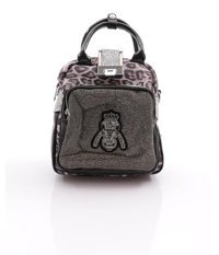 Ççs Leopar Desenli 17362R1534 Kadın Omuz Çantası Siyah