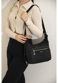 Silver & Polo Nv1135 Kadın Omuz Çantası Siyah