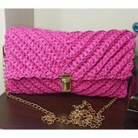 Ecndesing Handmade Kutu Kadın Omuz Çantası Pembe