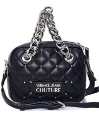 Versace Jeans Couture Versce Jeasn Couture Zincirli Zımba Kadın Omuz Çantası Siyah