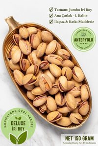 Antepyolu Deluxe Gurme Ana Çıtak Kabuklu Kavrulmuş Siirt Yöresi Tane Antep Fıstığı 150 gr