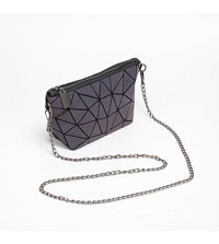 Boutiques Işıltılı Geometrik Eşkenar DörtgenKadın Omuz Çantası Mor