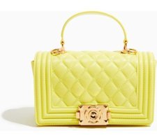 Worryfreeshopping Xcj Jelly Askı Kadın Omuz Çantası Sarı