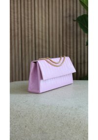 Watchofroyal Desenli Ve Lotus Kadın Omuz Çantası Pembe