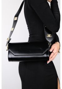 Luvi Shoes Miguel Clutch Kadın Omuz Çantası Siyah