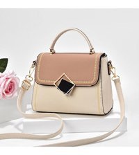 Happyplanet KkfOi Yeni Moda Basit Kore Tarzı Kadın Omuz Çantası Beyaz