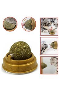 Zeki Karga Hareketli Kedi Otlu Diş Kaşıma Yavru Top Kedi Oyuncağı