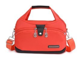 Sunnystore Ss Kanvas Büyük Kapasiteli Naylon Oxford Kadın Omuz Çantası Turuncu