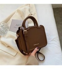 Carrier Çok Yönlü Moda Messenger Kadın Omuz Çantası Kahverengi