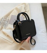 Carrier Çok Yönlü Moda Messenger Kadın Omuz Çantası Siyah