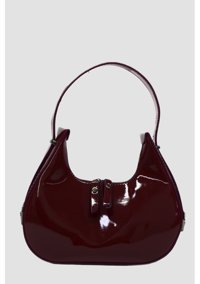 Swessa Deri Baget Cherry Bag Kadın Omuz Çantası Bordo