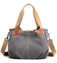 Worryfreeshopping Ladies Shoulder Kadın Omuz Çantası Gri