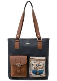 Dogo The Wise Owl Tasarım Vegan Kadın Omuz Çantası Çok Renkli