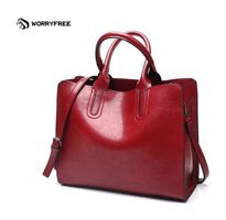 Worryfreeshopping Şık Büyük Kapasiteli Wr0419101 Kadın Omuz Çantası Kırmızı