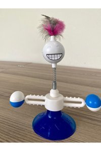 Brn Petshop Hareketli Sesli Tüylü Vantuzlu Tırmalama Yavru Hacıyatmaz Kedi Oyuncağı