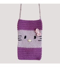 El Emeği Hello Kitty Kadın Omuz Çantası Çok Renkli