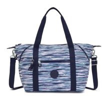 Kipling Art Brush Strıpes Kadın Omuz Çantası Mavi