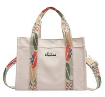 Oloey Retro Tote Kadın Omuz Çantası Krem