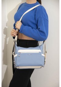 Silver & Polo A. Nv1135 A. Kadın Omuz Çantası Mavi - Kemik