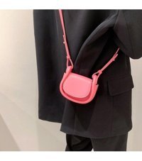 Chelsea Küçük Messenger High Sense Taşınabilir Mini Kadın Omuz Çantası Pembe