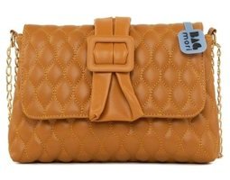 Bagmori Tokalı Nakışlı Kapaklı Kadın Omuz Çantası Camel