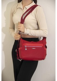 Silver & Polo Nv1135 Kadın Omuz Çantası Kırmızı