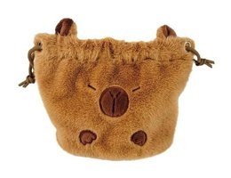 Magideal Suntek Capybara İpli Alışveriş Caddesi Seyahati Kadın Omuz Çantası Kahverengi