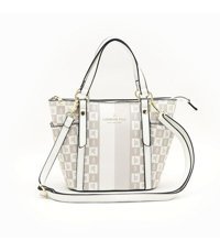 London Fog Freya Sıgnature Tote 22959 Kadın Omuz Çantası Beyaz