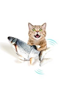 Yıldızhane Hareketli Diş Kaşıma Yavru Balık Kedi Oyuncağı