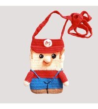 El Emeği Mario Kadın Omuz Çantası Kırmızı