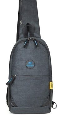 Newish Polo 2056 Unisex Body Bag Kadın Omuz Çantası Siyah - Lacivert - Krem