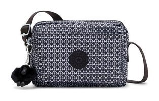 Kipling Abanu M Sıgnature Prınt Kadın Omuz Çantası Siyah