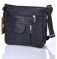 Fubileather Hakiki Deri Lüks Kadın Omuz Çantası Siyah