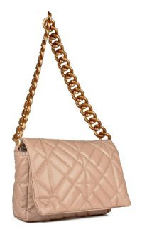 Luwwe Bag'S Kapitoneli Zincir 20652 Kadın Omuz Çantası Vizon