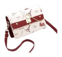 Jzcat Fashion Büyük Kapasiteli Çok Yönlü Kadın Omuz Çantası Kırmızı