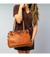 Gön Handmade Deri Lase Kadın Omuz Çantası Yeşil