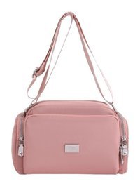 Jzcat Casual Çanta Trendy Basit Moda Kadın Omuz Çantası Pembe