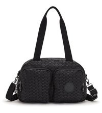 Kipling Cool Defea Sıgnature Emb Kadın Omuz Çantası Siyah