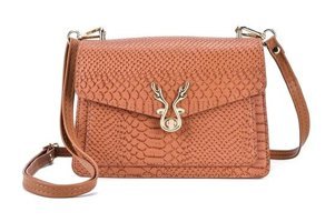 Sunnystore Ss YuekedaOutdoor Timsah Desenli Kadın Omuz Çantası Turuncu