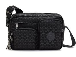 Kipling 1533024782 Albena Küçük Kadın Omuz Çantası Koyu Gri - Siyah