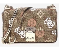 Guess Hwps9315780Lou Kadın Omuz Çantası Kahverengi