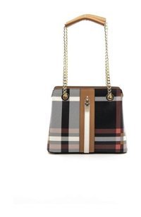 Silver & Polo A. Nv1122 A. Kadın Omuz Çantası Siyah - Taba