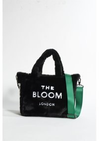 The Bloom London Pamuk Kadın Omuz Çantası Siyah