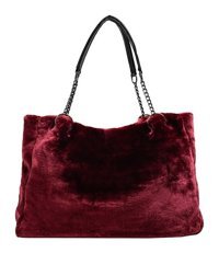 Worryfreeshopping Xcj Moda Peluş Kadın Omuz Çantası Kırmızı