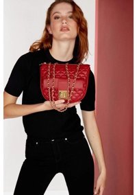 Pierre Cardin By Can Oker 05Pcc23K2058 Kadın Omuz Çantası Kırmızı